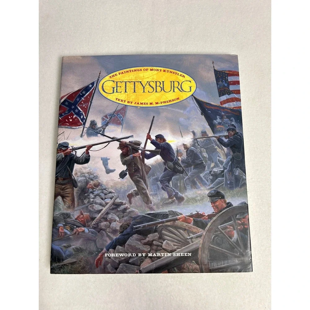 History Art Gettysburg Mort Kunstler James McPherson Hardcover‎ Civil War Book